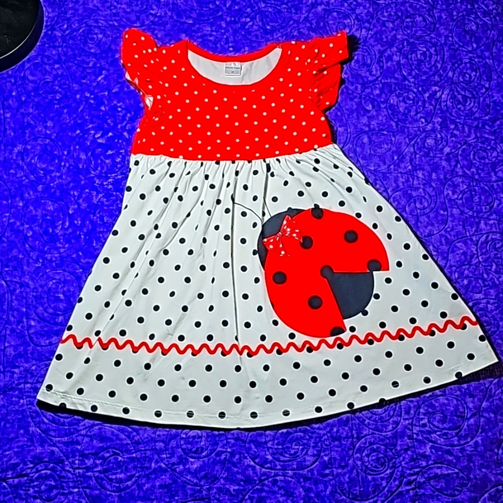 Penelope Plumm Ladybug Twirl Dress